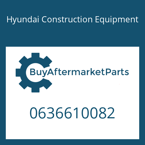 Hyundai Construction Equipment 0636610082 - Stud