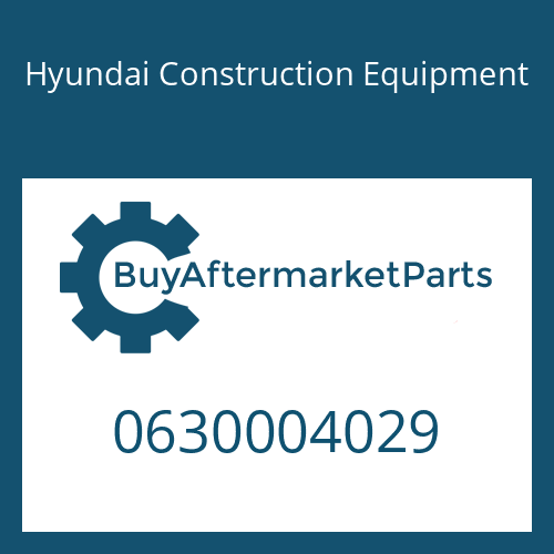 Hyundai Construction Equipment 0630004029 - Shim-Ring(1.1t)