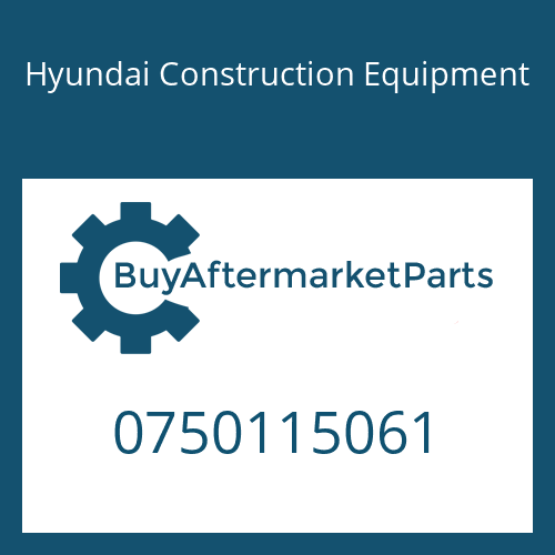 Hyundai Construction Equipment 0750115061 - Gear-Needle