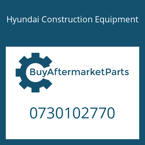 Hyundai Construction Equipment 0730102770 - Shim(2.35t)