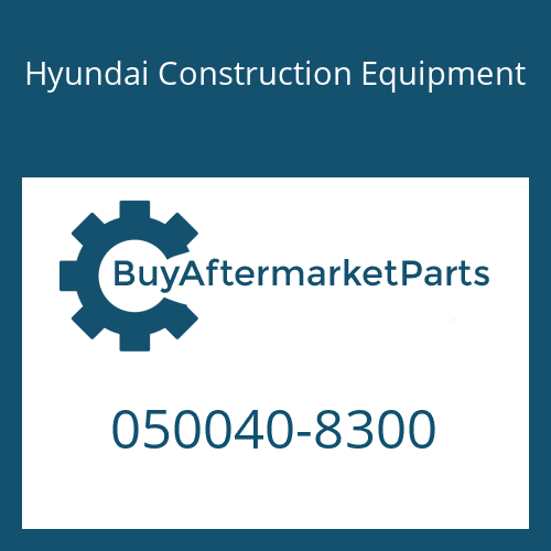 Hyundai Construction Equipment 050040-8300 - Bolt