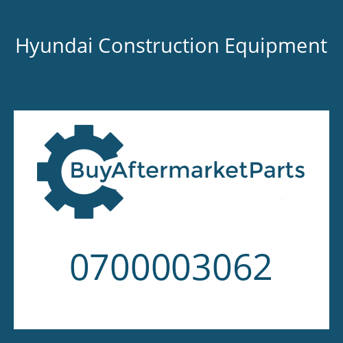 Hyundai Construction Equipment 0700003062 - O-Ring