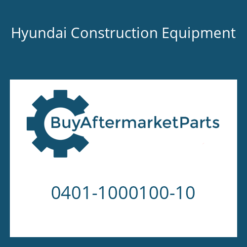 0401-1000100-10 Hyundai Construction Equipment O-Ring