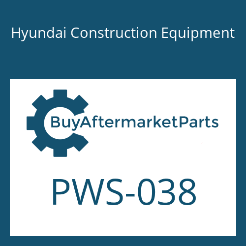 Hyundai Construction Equipment PWS-038 - Washer
