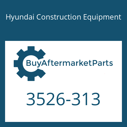 3526-313 Hyundai Construction Equipment Cap