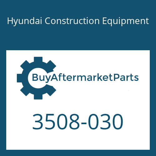 3508-030 Hyundai Construction Equipment Manifold