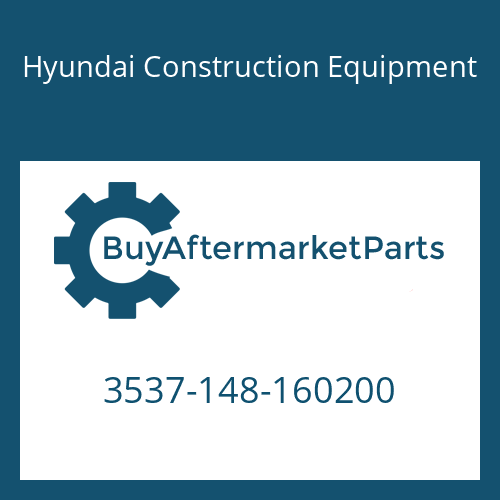 3537-148-160200 Hyundai Construction Equipment Relief Valve