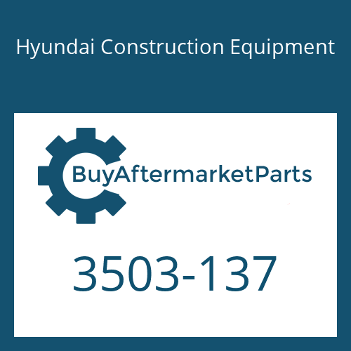 Hyundai Construction Equipment 3503-137 - Detent Cover
