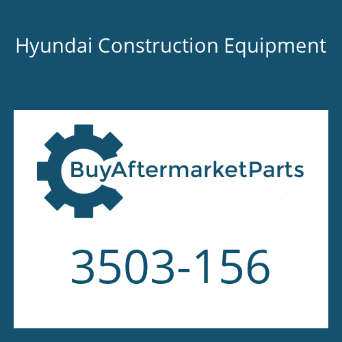 3503-156 Hyundai Construction Equipment Cover