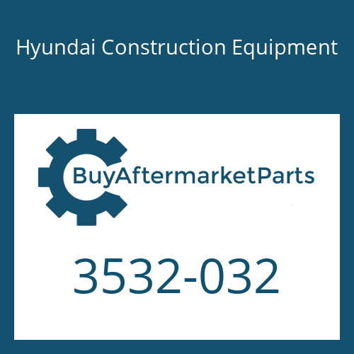 3532-032 Hyundai Construction Equipment Plunger