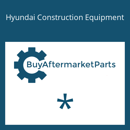 Hyundai Construction Equipment * - Deleted