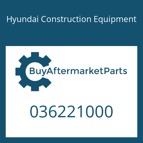 Hyundai Construction Equipment 036221000 - Guage-Oil Pressure