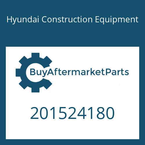Hyundai Construction Equipment 201524180 - BOLT-HEX