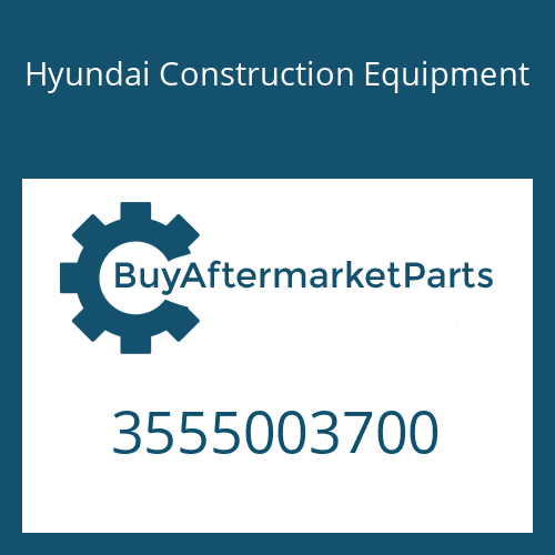 Hyundai Construction Equipment 3555003700 - CAP-BEARING