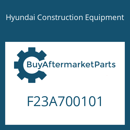 Hyundai Construction Equipment F23A700101 - DECAL KIT