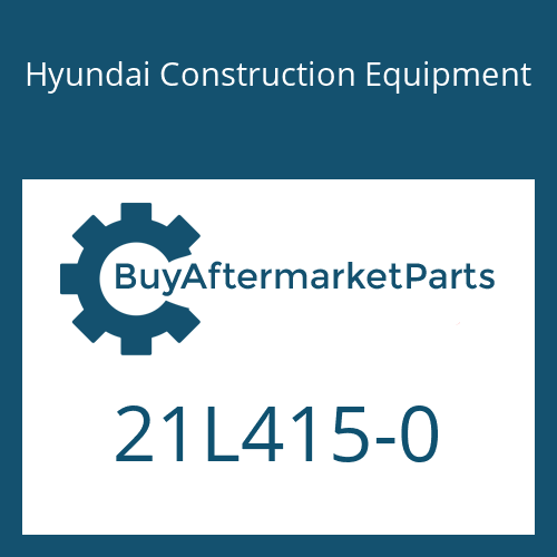 Hyundai Construction Equipment 21L415-0 - SPACER