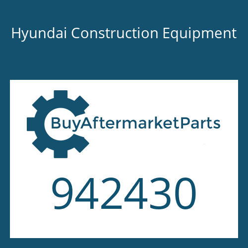 Hyundai Construction Equipment 942430 - Relief Valve