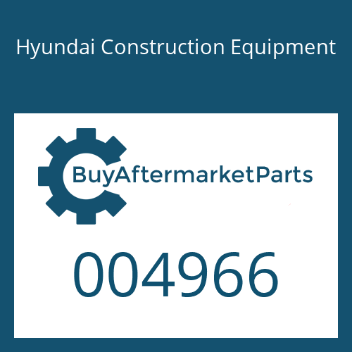 Hyundai Construction Equipment 004966 - Ball-Steel