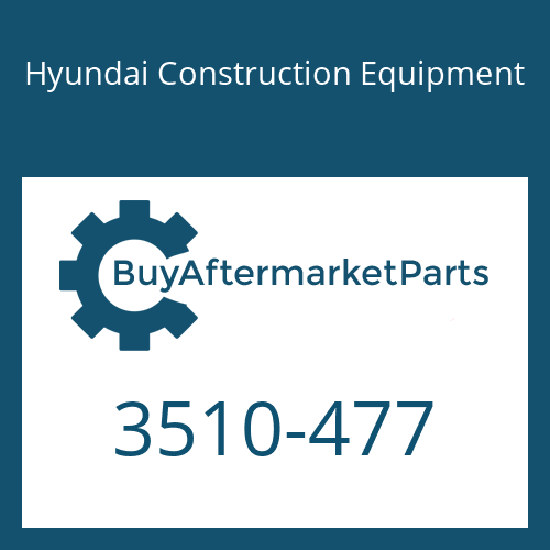 3510-477 Hyundai Construction Equipment PLUNGER ASSY