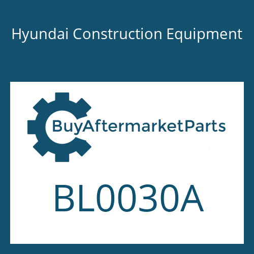 Hyundai Construction Equipment BL0030A - Control Parts