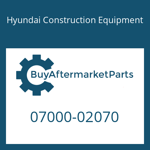 Hyundai Construction Equipment 07000-02070 - O-RING