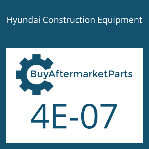Hyundai Construction Equipment 4E-07 - WASHER-LOCK