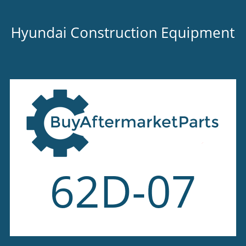 Hyundai Construction Equipment 62D-07 - NUT