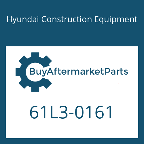 Hyundai Construction Equipment 61L3-0161 - Plate Wa