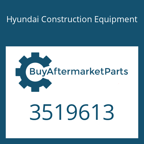 3519613 Hyundai Construction Equipment SCREW