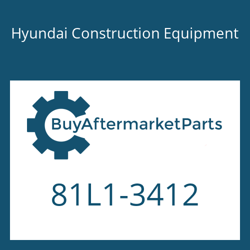 Hyundai Construction Equipment 81L1-3412 - NUT
