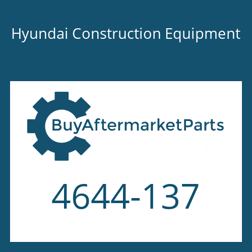 Hyundai Construction Equipment 4644-137 - EMCY STEER PUMP