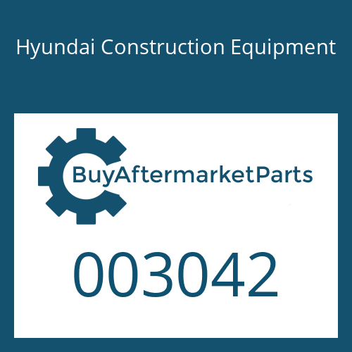 Hyundai Construction Equipment 003042 - Screw