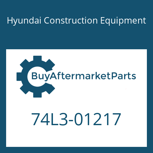 Hyundai Construction Equipment 74L3-01217 - PLATE-BOTTOM