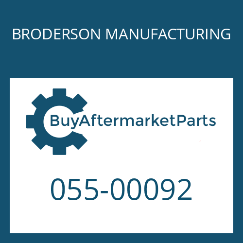 BRODERSON MANUFACTURING 055-00092 - SEAL WASHER