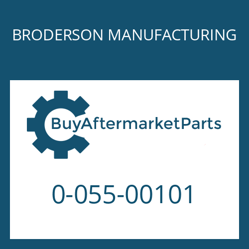 0-055-00101 BRODERSON MANUFACTURING DUST EXCLUDER
