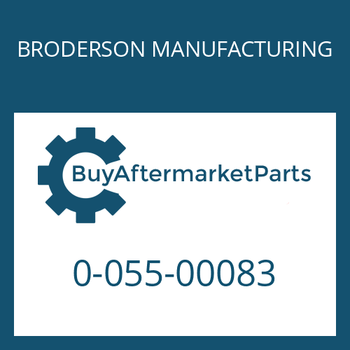 0-055-00083 BRODERSON MANUFACTURING FRICTION WASHER