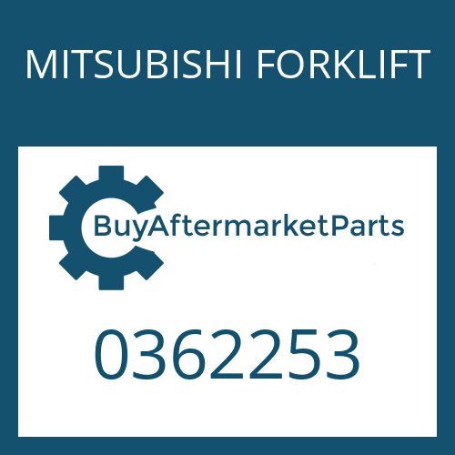 MITSUBISHI FORKLIFT 0362253 - KIT - DRIVE GEAR & PINION ASSY