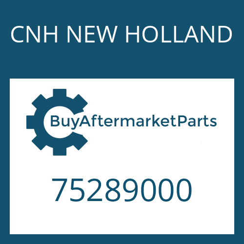 CNH NEW HOLLAND 75289000 - O - RING