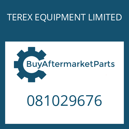TEREX EQUIPMENT LIMITED 081029676 - THRST WASHER