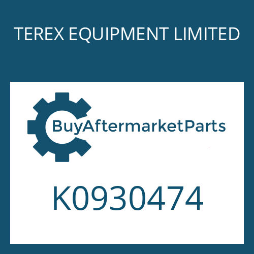 TEREX EQUIPMENT LIMITED K0930474 - O RING
