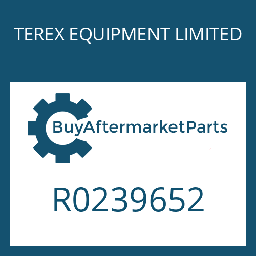 TEREX EQUIPMENT LIMITED R0239652 - BEARING