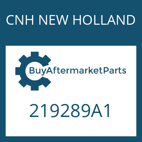 CNH NEW HOLLAND 219289A1 - O RING
