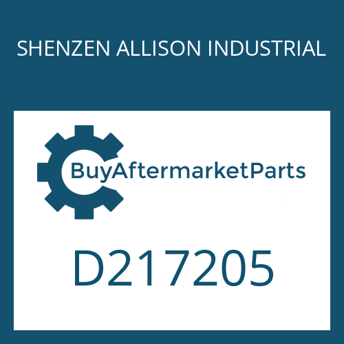 SHENZEN ALLISON INDUSTRIAL D217205 - GASKET
