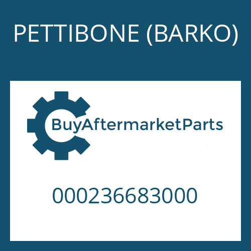 PETTIBONE (BARKO) 000236683000 - GEAR