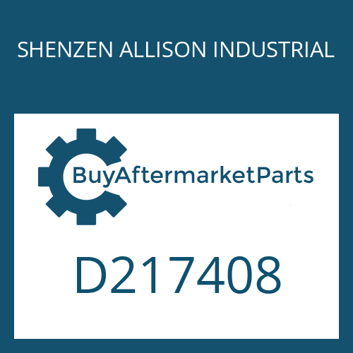 SHENZEN ALLISON INDUSTRIAL D217408 - 3RD AND 4TH CLUTCH COVER PLATE GASKET
