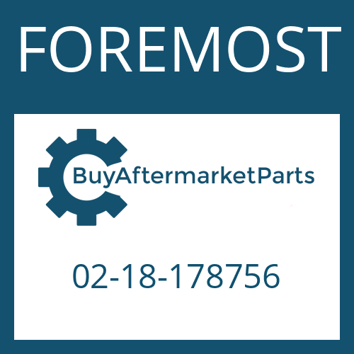 FOREMOST 02-18-178756 - SPACER