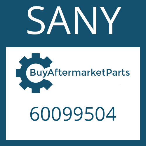 60099504 SANY SEAL PLATE