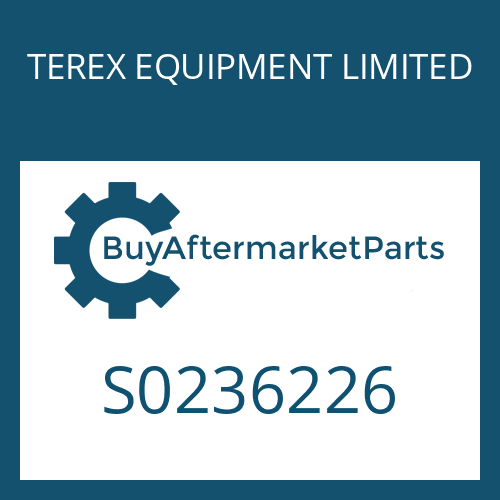 TEREX EQUIPMENT LIMITED S0236226 - SNAP RING
