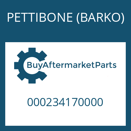 PETTIBONE (BARKO) 000234170000 - STOP