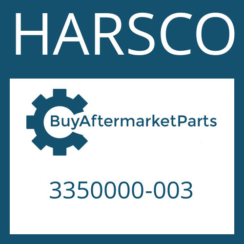 HARSCO 3350000-003 - FILTER ASSY